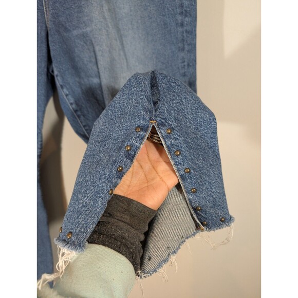 Torrid Women High Rise Straight Distressed Ankle Button Fly Jeans Plus 20 Curvy - Picture 6 of 11